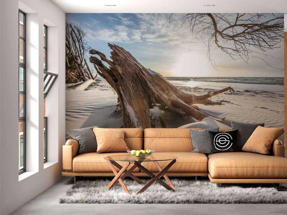 Holz im Sand
