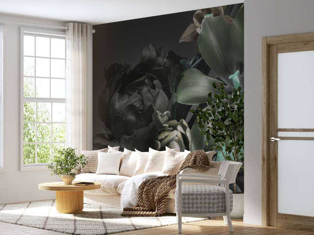 Dunkler Blumenstrauß