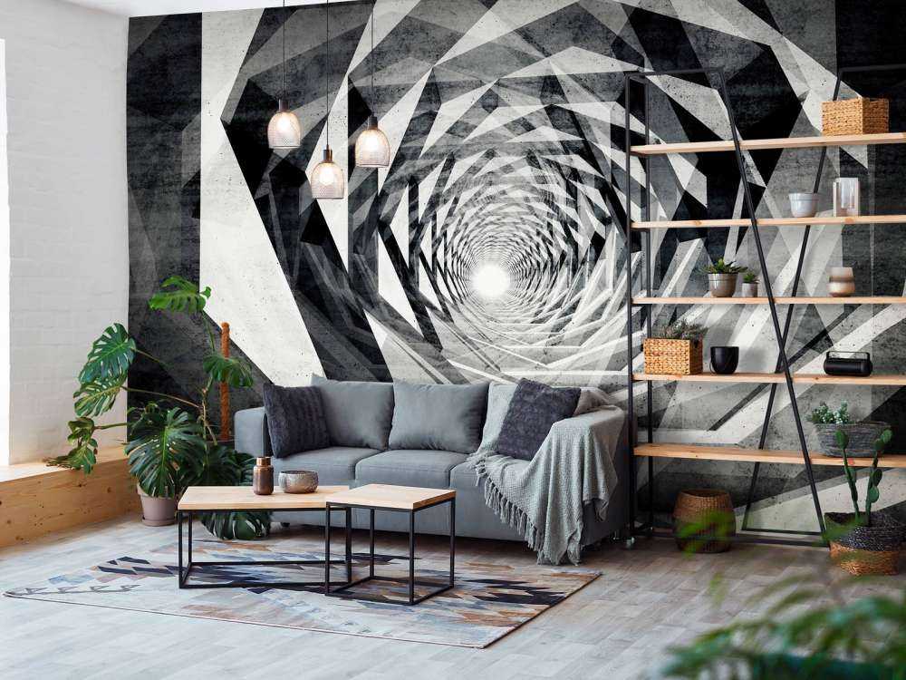 Abstrakter Tunnel