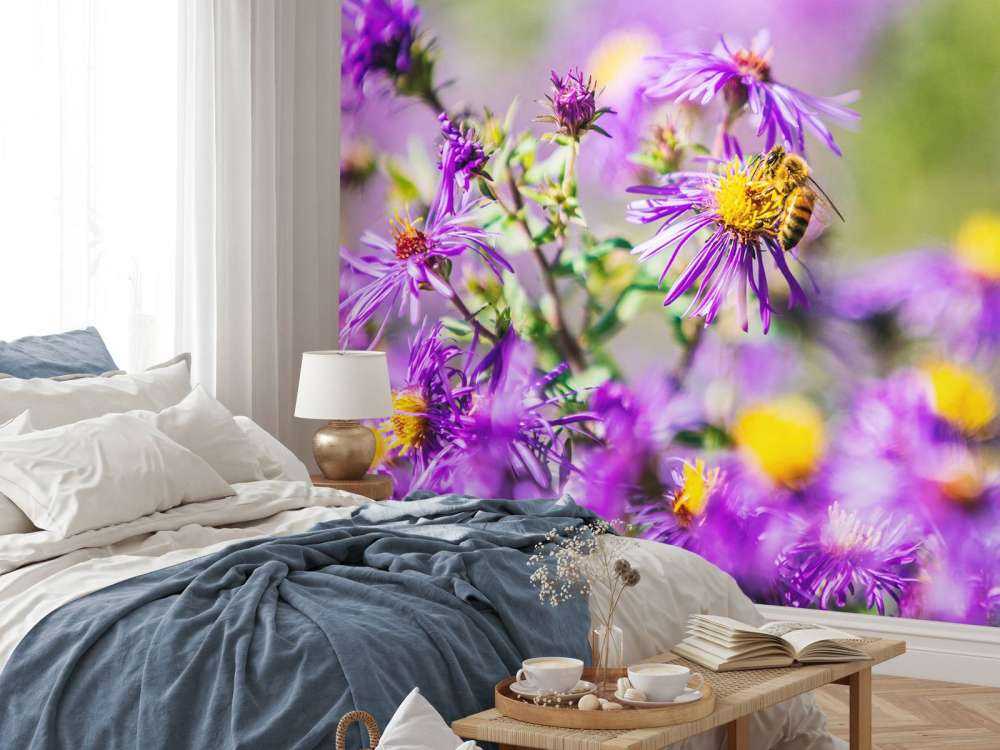 Lila Blumen