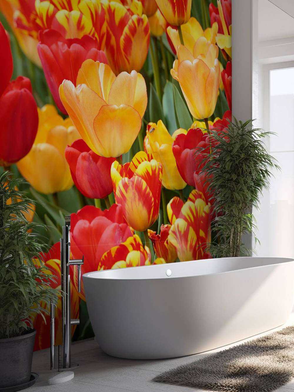 Farbige Tulpen