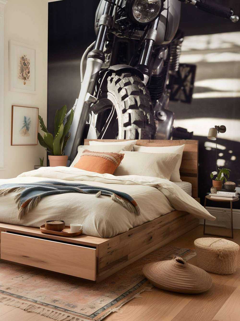 Vorderansicht Motorrad