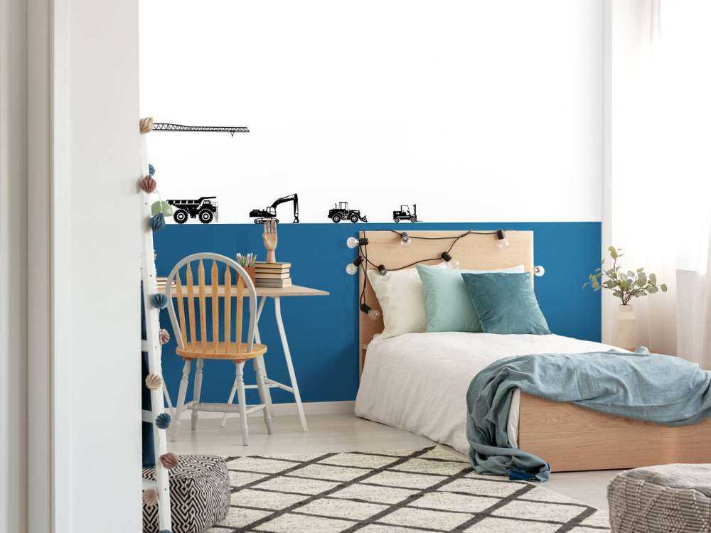 Silhouetten von Arbeitsfahrzeugen