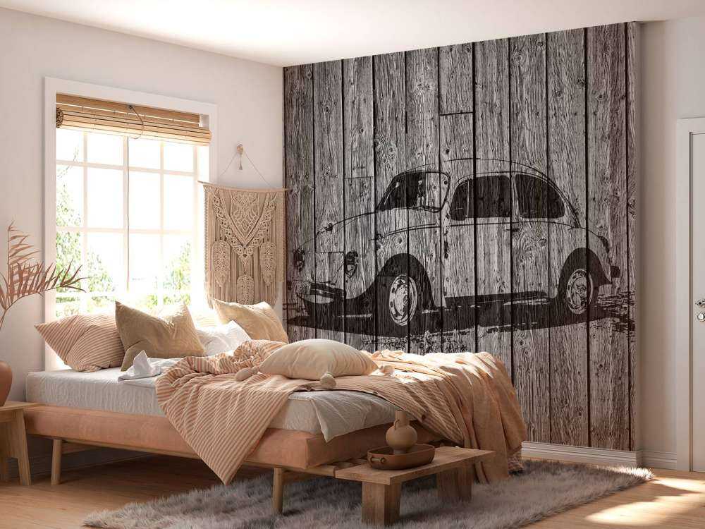 Graffiti Käfer auf Holz