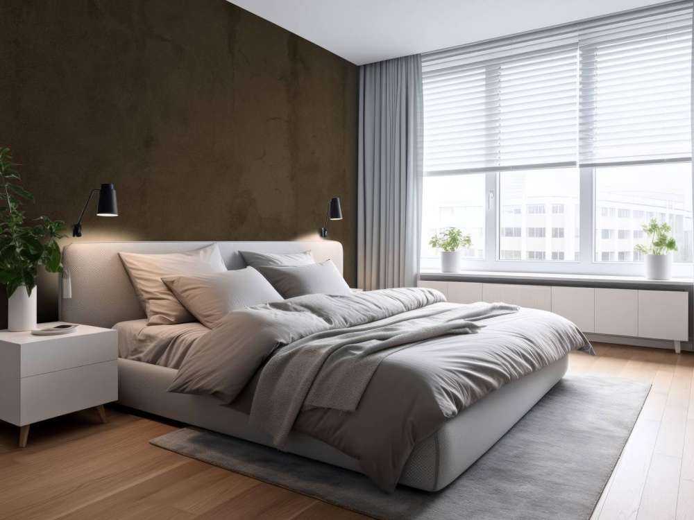 Bister brauner Beton