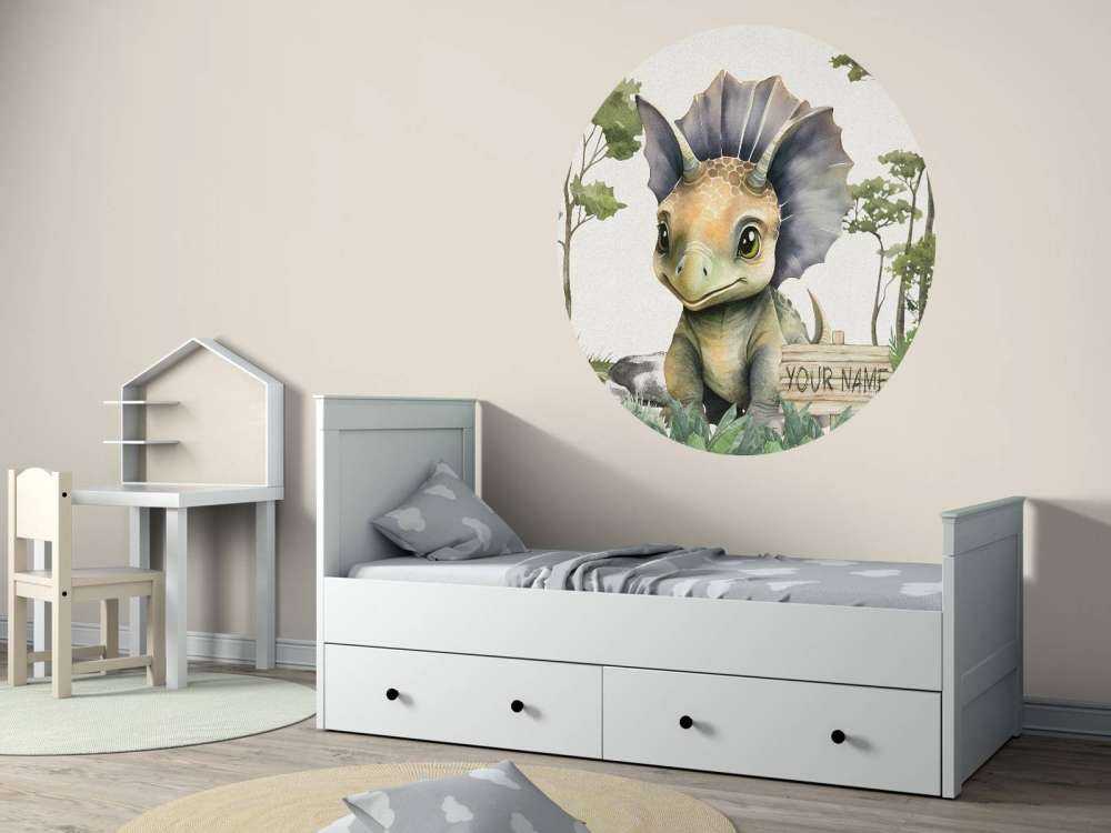 Baby-Triceratops im Dschungel