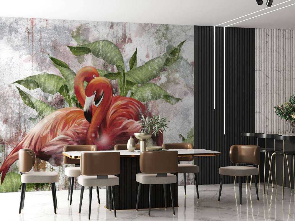 Flamingo Liebesduett