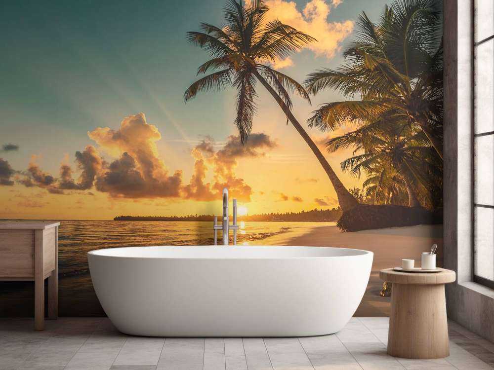 Tropischer Strand in Punta Cana