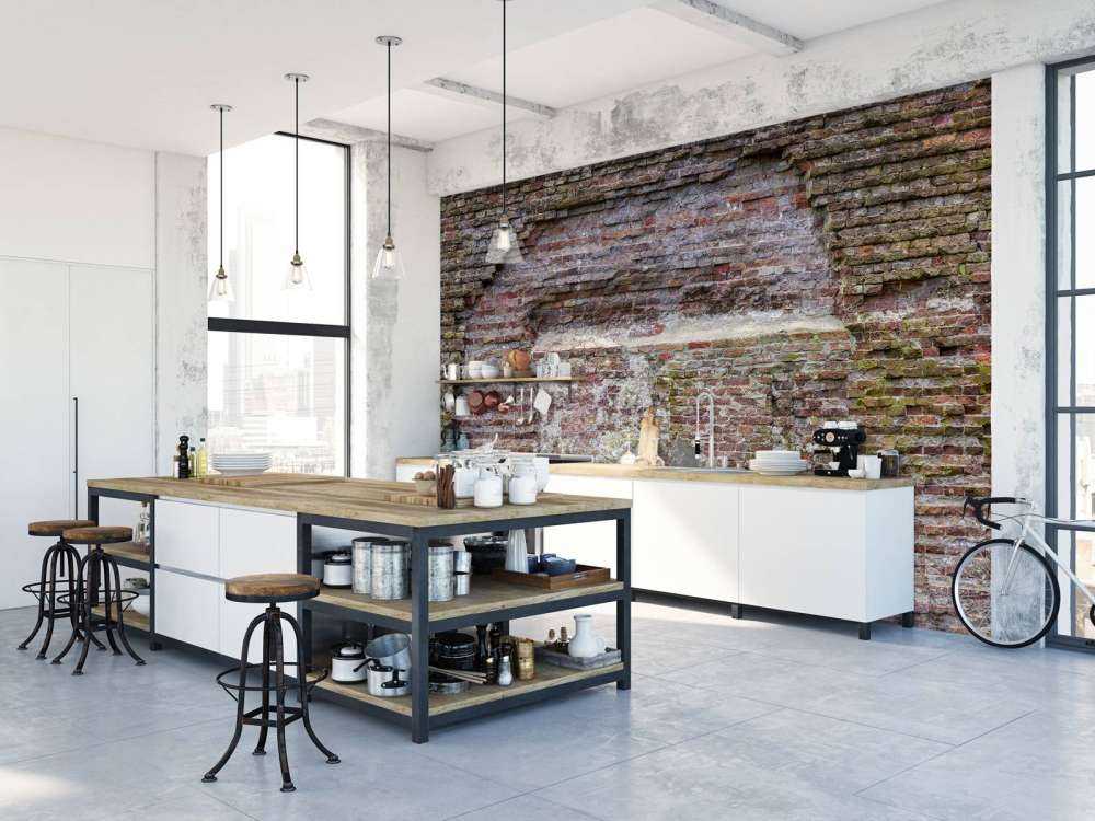 Alte bröckelige Mauer