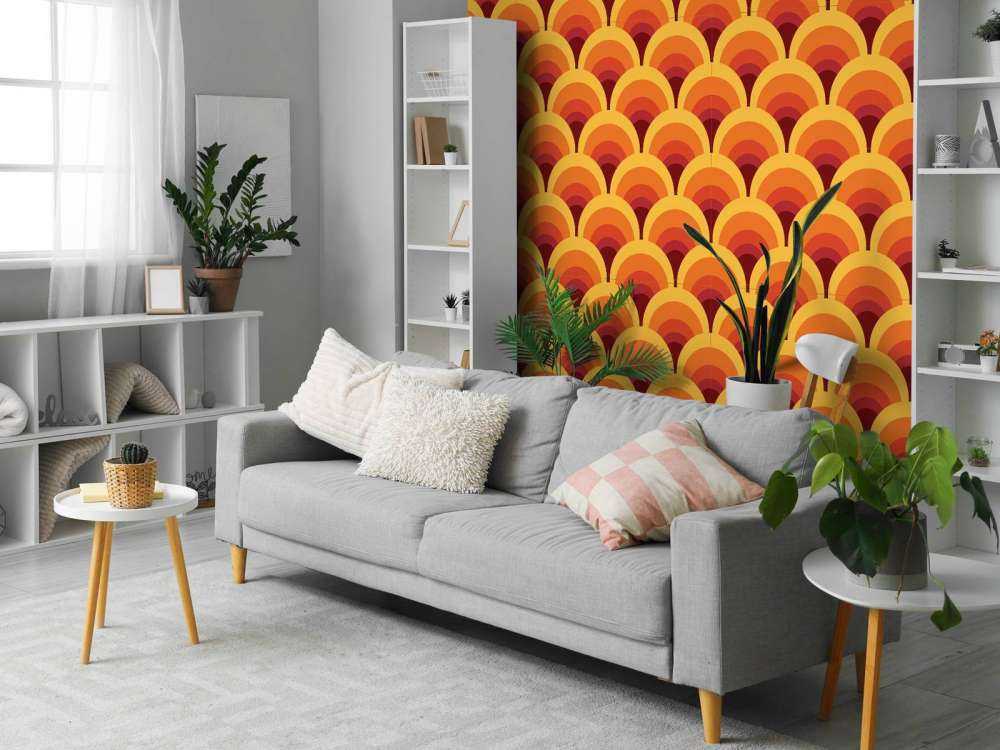 Bunte Retro Figuren
