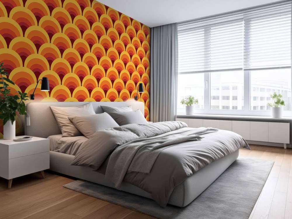 Bunte Retro Figuren