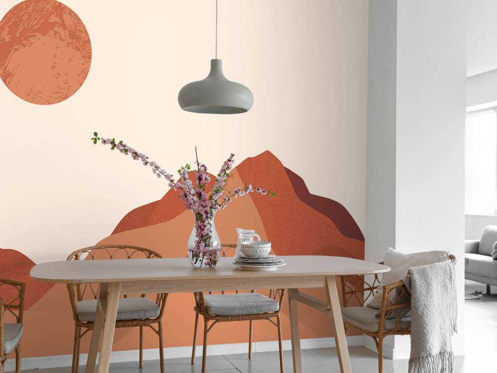 Minimalistische Landschaft