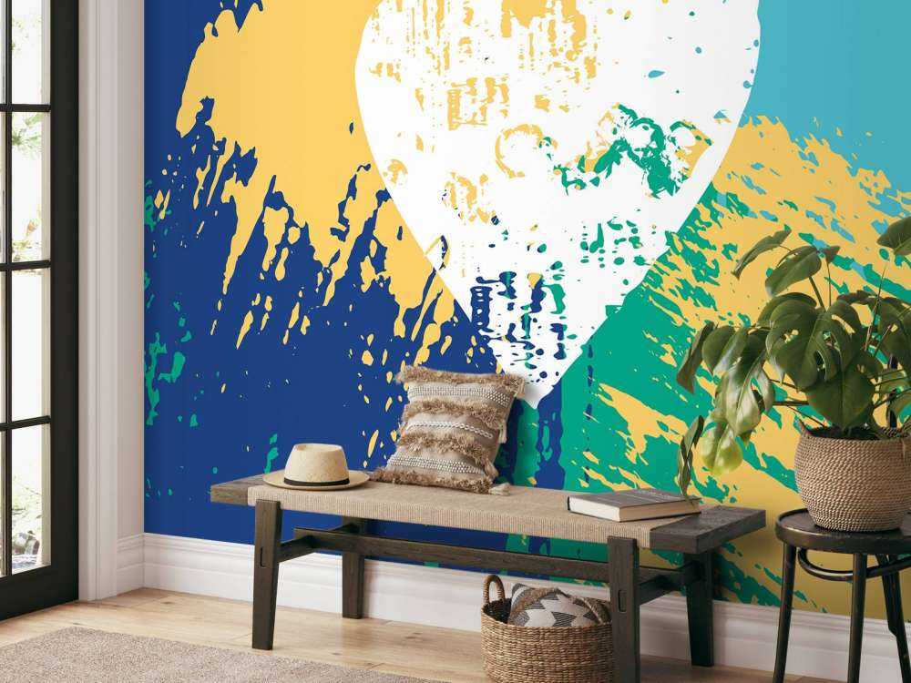 Farbige abstrakte Flächen