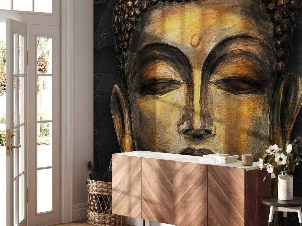 Gemalter Buddha